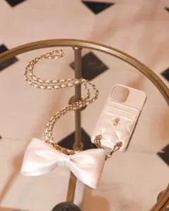 peony ピオニー リボンショルダーチェーン