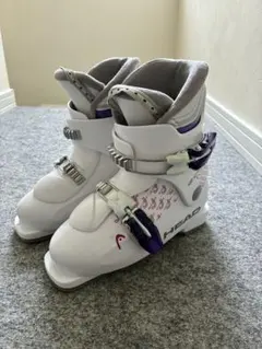 HEAD 子ども用スキーブーツ ホワイト/パープル