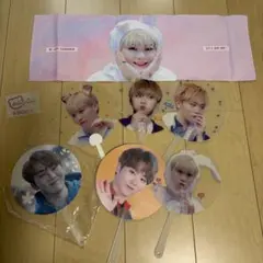 スングァン　スローガン　透明うちわ6点　ステッカー