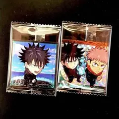 呪術廻戦シールウエハース Vol.3 虎杖悠仁 伏黒恵 SR 2枚セット
