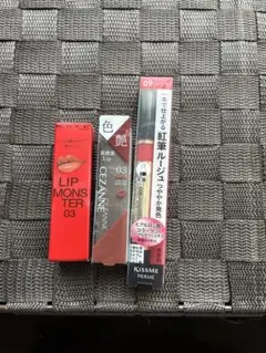 新品！リップ3種セットCEZANE ＆KATEリップモンスタ& KISS ME
