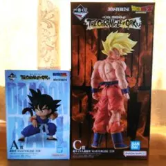 ドラゴンボール　A賞　孫悟空　　　　C賞　超サイヤ人孫悟空　一番くじ