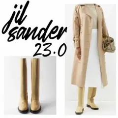 JIL SANDER レースアップ コンバットブーツ オフホワイト 43 - メルカリ