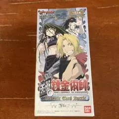 鋼の錬金術師 アルケミックカードバトル 未開封 file.2 15パック 鋼の錬金術師 アルケミックカードバトル 新品未開封 file.2 15