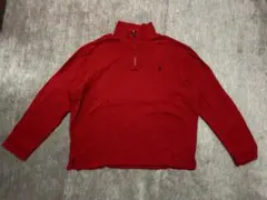 90s Ralph Lauren ハーフジップニット 短丈
