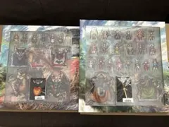 ドラゴンクエスト３　１＆２　アクリルブロック　特典ピンズ２種　未開封品