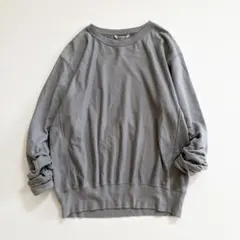 A20189 美品 オーラリー 24AW エラスティックハイゲージスウェット紫5