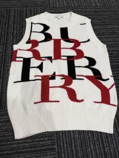 BURBERRY LONDON ニットベスト 160A ホワイトのサムネイル