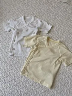 ★UNIQLO★ 短肌着2枚セット　50〜60 未使用♡