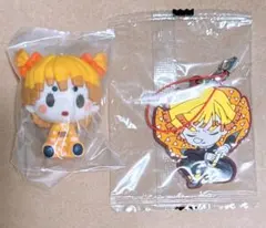 鬼滅の刃 一番くじ 我妻善逸 ちょこのっこフィギュア＋ラバーストラップ