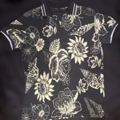 ETRO ポロシャツ 花柄 総柄 コットン イタリア製 Mのサムネイル