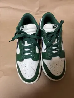 Nike Dunk Low グリーン/ホワイト/ネイビー　ゴージグリーン