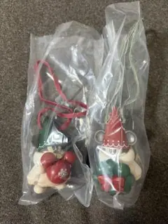 ディズニー クリスマス リルリンリン カプセルトイ 2個セット