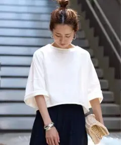 FRAMeWORK ショートSWEATハーフスリーブ
