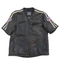 カドヤ　メッシュレザージャケット半袖　Sサイズ 楽天市場】KADOYA【カドヤ】 K'S LEATHER パンチングメッシュ