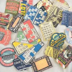 コラージュシート　ジャンクジャーナル　手帳　ノート　デコ　素材　おすそ分け