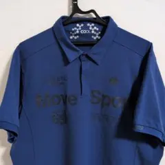【最終価格】DESCENTE Move Sport ポロシャツ ブルー XA