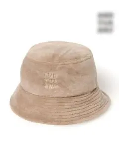 AND YUA ANY　モコモコバケットハット　ベージュ　キッズ