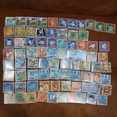 ポケモン シール 強レア リザードン ピカチュウ　ゲンガー