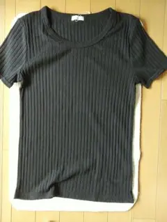 クルーネックＴシャツ　黒・Ｌサイズ