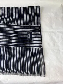 Yves Saint Laurent ストライプ柄 大判ストールのサムネイル