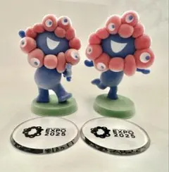 ミャクミャク フロッキーフィギュア 2体セット EXPO2025