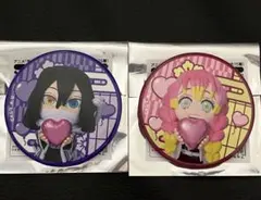 鬼滅の刃 ドンキホーテ みに隊士 缶バッジ 伊黒小芭内 甘露寺蜜璃