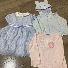 女の子 ポンポネット 組曲 ワンピース 長袖シャツ パーカー まとめ売り