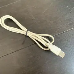 USB Type-A to Type-B ケーブル 白 美品