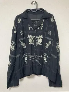 Embroidery Patchwork Shirts todayful - メルカリ