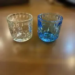 琉球グラス　ぐい呑み　インテリアに