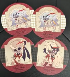 ハズビンホテル コラボカフェコースター 4枚セット エミリー ロージー カミラ