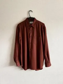 SARTO wool レギュラーシャツ　ボルドー　M