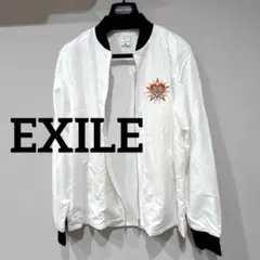 美品 EXILE ATSUSHI ライブ ブルゾン エグザイル 白 ジャンパー