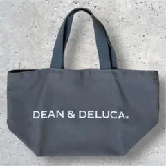 ディーンアンドデルーカ トートバッグ チャコールグレー S キャンバス バック