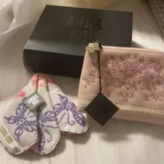 ANNA SUI 刺繍ポーチ 小型