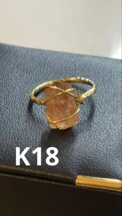 わ*。様 トパーズ指輪　K18刻印あり 14号〜15号 トパーズ指輪 K18刻印あり 14号〜15号 - メルカリ