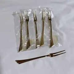 ゴールドカラー ヒメフォーク 6本セットのサムネイル