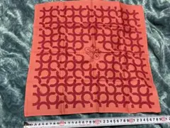 お値下げ　コーチ　ハンカチ オレンジ