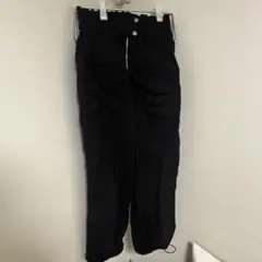 H&M カーゴパンツ　ブラック