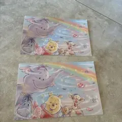 くまのプーさん ポストカード 2枚 Disney キャンペーン in ナムコ