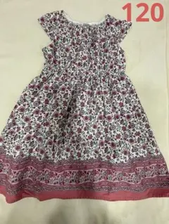 any FAM 花柄ノースリーブワンピース 120