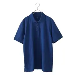 美品✨UNIQLO ユニクロ(XL)ドライカノコポロシャツ（半袖）ブルー