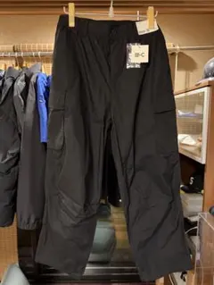 ユニクロ　C ワイドフィットカーゴパンツ　L ブラック　2025ss