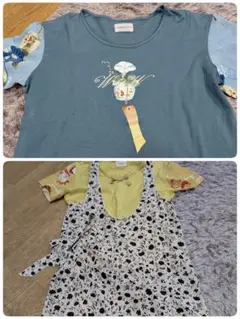 カネコイサオジャンパースカート＆ワンダフルワールドTシャツ 金魚のサムネイル