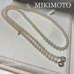 ミキモト　パールネックレス　ロング　K18WG　インフィニティ オペラのサムネイル