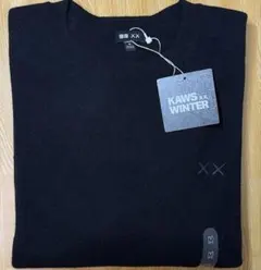 メンズ 2025年秋新作 UNIQLO KAWS×カシミヤクルーネックセーター