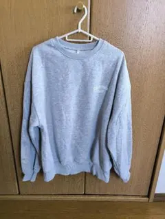 coca プリント グレー スウェット L