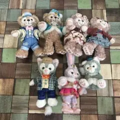 【ディズニー　ぬいぐるみバッジ　セット】