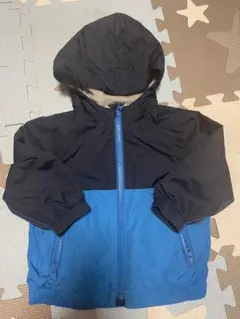 babyGap フード付き　ウィンドブレーカー　 80黒/青